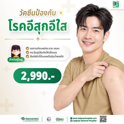 (New) ปกวัคซีนป้องกันโรคอีสุกอีใส (สำหรับผู้ใหญ่)