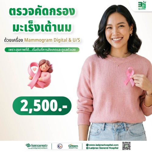 (new) ปกตรวจคัดกรองมะเร็งเต้านม Mammogram Digital